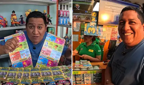El joven youtuber ganó S/200 en un solo ticket y logró recuperar lo invertido. Rapitinka, raspa y gana de la tinka