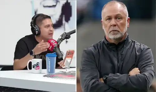 Gustavo Peralta indicó que Mano Menezes es uno de los candidatos a dirigir la Selección Peruana. Foto: Hablemos de Max/Composición LR