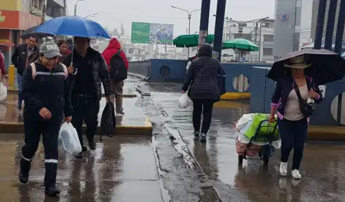 Advierten precipitaciones para este jueves 29 de enero en 18 regiones del país