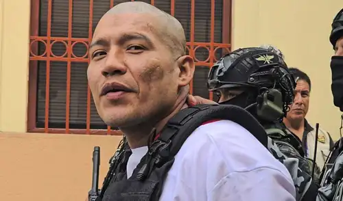 El 'Monstruo' apareció con el cabello rapado camino al Callao