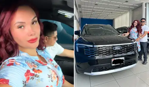 Genesis Tapia se compró su camioneta