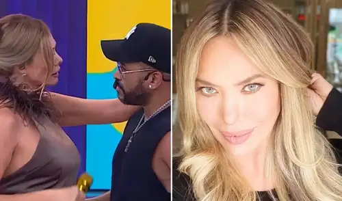 Tras revelar que no le cerraba las puertas al amor, la querida conductora Laura Huarcayo protagonizó un momento cercano con el brasileño Jociney Barbosa, quien se quedó maravillado por su belleza.