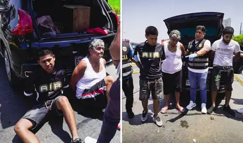 Los criminales fueron perseguidos desde La Victoria por agentes de inteligencia de la PNP. Los criminales fueron perseguidos desde La Victoria por agentes de inteligencia de la PNP.