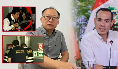 Fiscalía y PNP realizó diligencias por 7 horas en edificio de empresario chino Zhihua Yang Fiscalía y PNP realizó diligencias por 7 horas en edificio de empresario chino Zhihua Yang