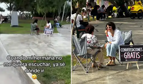Joven peruana ofrece conversaciones gratis en Miraflores.