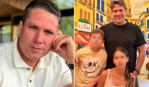 Paco Bazán y sus hijos