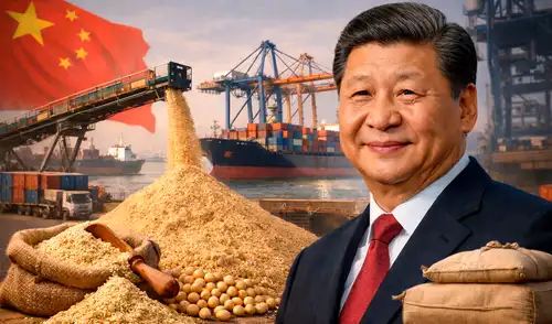 China realizó otra compra histórica de cargamento de soja a un país de América Latina.