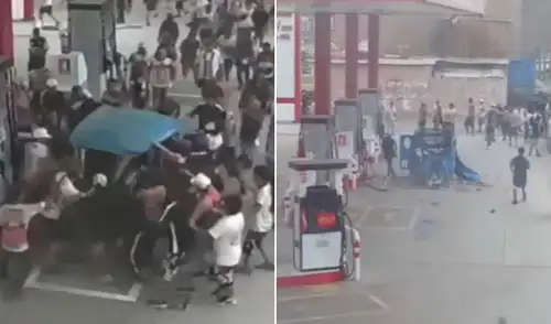 Impactantes ataques de presuntos barristas en Puente Piedra
