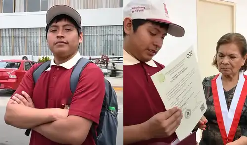 Joven peruano logró inscribirse en la San Marcos.