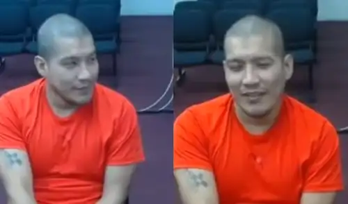 Audiencia de Erick Moreno tras ser detenido en Paraguay.