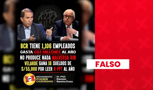 Publicación incluye datos inexactos sobre empleados, presupuesto y salario de su presidente.