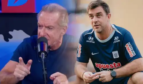 El periodista deportivo respaldó al DT de Alianza Lima.