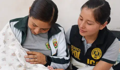 Menor es encontrada durante patrullaje policial. Foto: Yolanda Goicochea