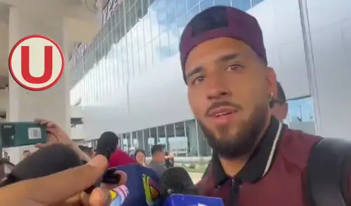 Caín Fara incómodo por el arbitraje en la Liga 1.