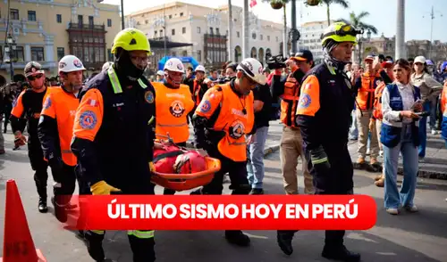 Temblor en Perú.