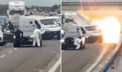 Dos de los presuntos delincuentes fueron arrestados mientras otros lograron escapar.