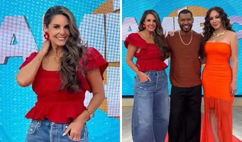 Rebeca Escribens se unió a Janet Barboza y Edson Dávila Foto: Composición LR