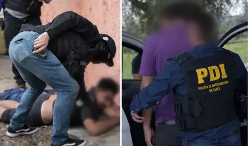 Desarticulan banda criminal peruana durante operativo en Chile.