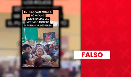 Video de ciudadanos rechazando a María Agüero y Waldemar Cerrón no es actual, sino del 2024.