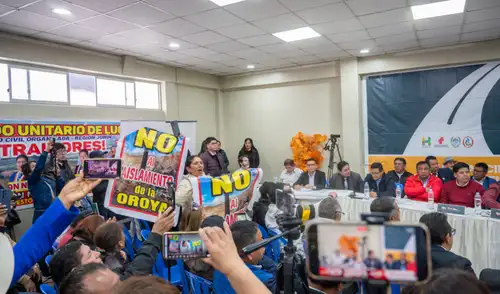 Mesa técnica macrorregional exige presupuesto, rechaza APP y advierte paros por la Nueva Carretera Central.