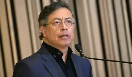 En la conferencia, Gustavo Petro también denunció la desaparición de la senadora Aida Quilcué.