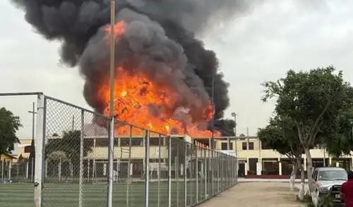 Incendio ha alertado a vecinos y autoridades en Huachipa.