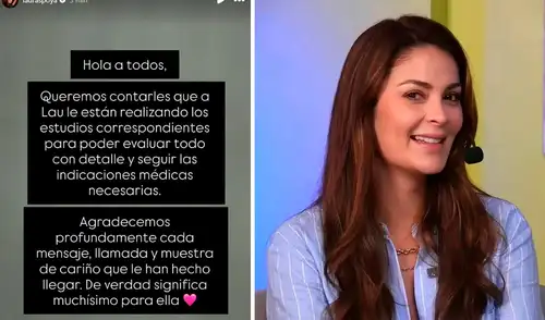 Laura Spoya envia mensaje en sus redes sociales tras accidente en Surco.