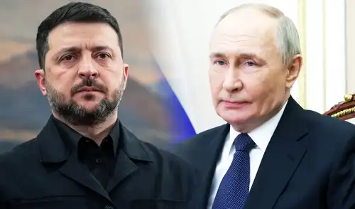 Las negociaciones entre Rusia y Ucrania iniciarán una nueva fase la próxima semana con la mediación de Estados Unidos, según el portavoz del Kremlin, Dmitri Peskov. Foto:composición LR/AFP