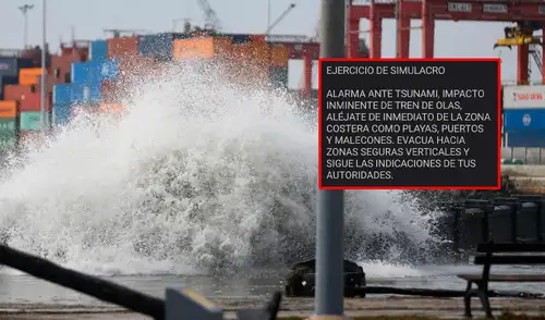 Ejercicio de Simulacro de Tsunami Ejercicio de Simulacro de Tsunami