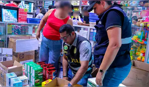 Se incautaron 40.329 unidades de medicamentos de diversos tipos y marcas. Foto: Ministerio Público Se incautaron 40.329 unidades de medicamentos de diversos tipos y marcas. Foto: Ministerio Público