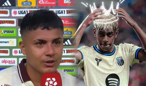 Jairo Concha aclara celebración a lo Lamine Yamal con Universitario.