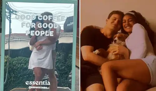 Guadalupe Farfán consolida su romance con Mathías Spitzer. Foto: Composición LR/Captura/Instagram/TikTok Guadalupe Farfán consolida su romance con Mathías Spitzer.