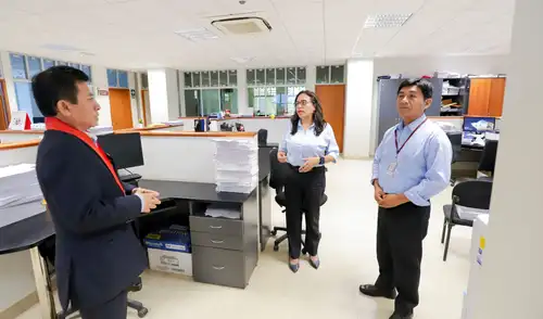 La verificación incluyó la atención en las salas civil y laboral. Fuente: Difusión.