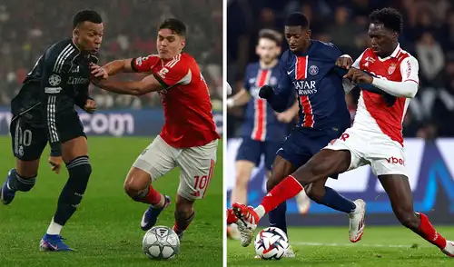 Real Madrid y PSG empezarán jugando de visita en estos playoffs. Foto: composición de LR/AFP Champions League 2026