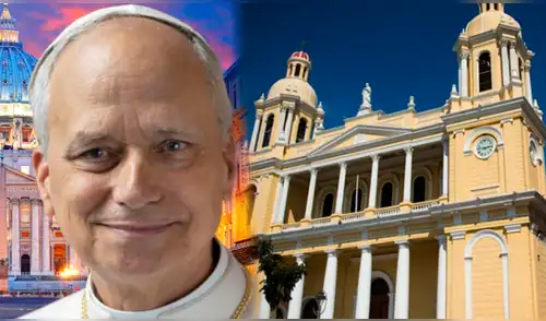 En el Paseo Papal van a estar las estatuas de los papas León XIV, Juan Pablo II, Benedicto XVI y Francisco. Foto: Composición LR