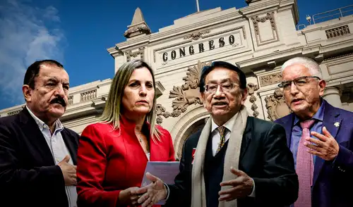 Candidatos a presidir la Mesa Directiva del Congreso. Foto: Composición LR