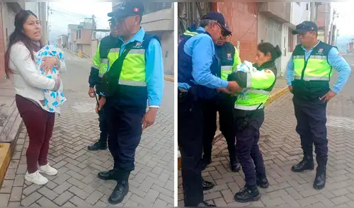 Bebé fue encontrada en la vía pública del distrito de Socabaya. Foto: Composición LR / Mirelia Quispe, La República