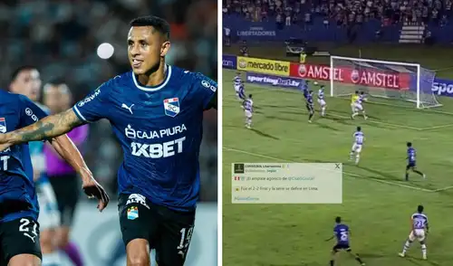 CONMEBOL destaca goles de Sporting Cristal ante 2 de Mayo por Libertadores.
