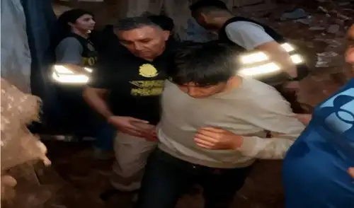 Rescatan a joven secuestrado dentro de un socavón