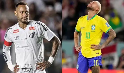 Neymar no descarta la posibilidad de retirarse del fútbol a fin de año.