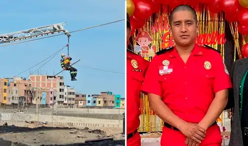 El Cuerpo General de Bomberos cuenta con un contingente de 60 efectivos, quienes están desplegados en la zona.