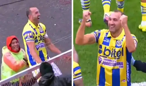 Hernán Barcos lleva 6 goles en 4 partidos de la Liga 1 2026. Foto: composición de LR/captura de L1 Max Hernán Barcos lleva 6 goles en 4 partidos de la Liga 1 2026