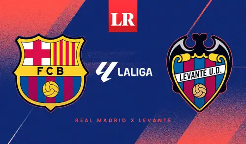 Barcelona y Levante juegan desde las 10.15 a. m. Foto: composición LR/Betsy De Los Santos Barcelona vs Levante