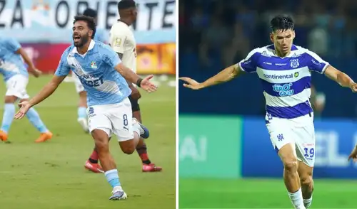 Sporting Cristal y 2 de Mayo se enfrentan este martes 24 por la Copa Libertadores. Foto: composición LR Sporting Cristal y 2 de Mayo se enfrentan este martes 24 por la Copa Libertadores. Foto: composición LR