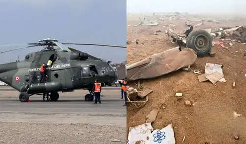 Encuentran restos de helicóptero perdido de la FAP