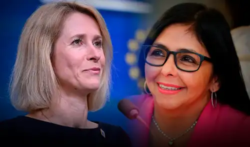 La Unión Europea planea quitar sanciones a Delcy Rodríguez.