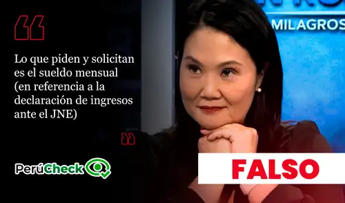 Un reciente caso del Jurado Electoral Especial confirma que Fujimori no incluyó ingresos de tercera categoría en su declaración.