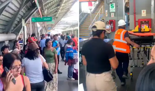 Usuarios reportan incidente en la Línea 1 del Metro de Lima