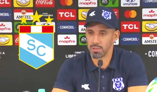 Eduardo Ledesma señaló que 2 de Mayo se despide invicto de la Copa Libertadores. Foto: composición LR/ESPN DT de 2 de Mayo orgulloso de su equipo pese a ser eliminado ante Sporting Cristal