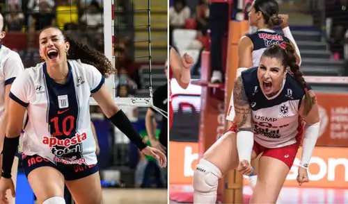 Alianza Lima y San Martín entre los mejores clubes de vóley del 2026. Foto: Liga Peruana de Vóley/composición LR Alianza Lima y San Martín entre los mejores clubes de vóley del 2026. Foto: Liga Peruana de Vóley/composición LR